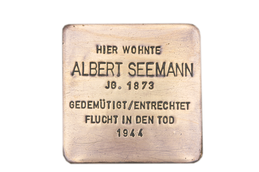 Albert Seemann Stolperstein