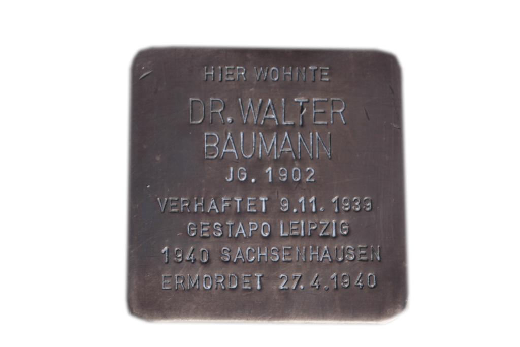 Dr. Walter Baumann Stolperstein